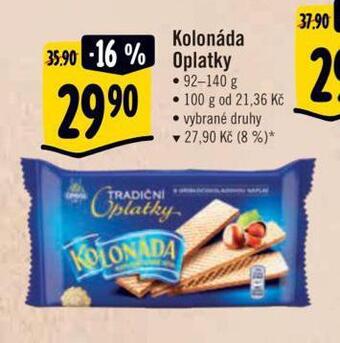 Albert Kolonáda oplatky nabídka