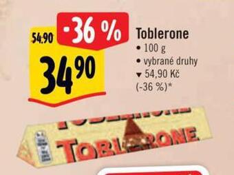 Albert Toblerone nabídka