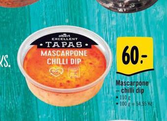 Albert Mascarpone chilli dip nabídka