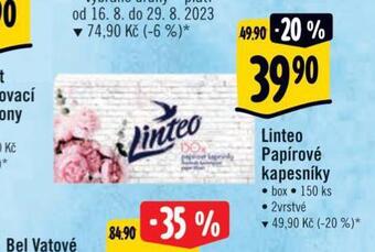 Albert Linteo papírové kapesníky nabídka