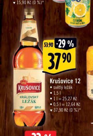 Albert Pivo krušovice nabídka