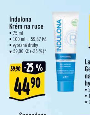 Albert Indulona krém na ruce nabídka
