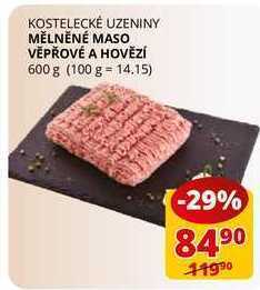 Flop Mělněné maso věpřové a hovězí 600 g nabídka