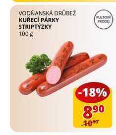 Flop Kuřecí párky striptýzky 100 g nabídka