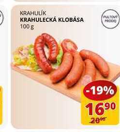 Flop Krahulecká klobása 100 g nabídka