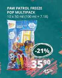 Flop Paw patrol freeze pop multipack 10x 50 ml nabídka