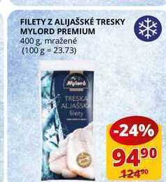 Flop Filety z alijašské tresky mylord premium 400 g nabídka