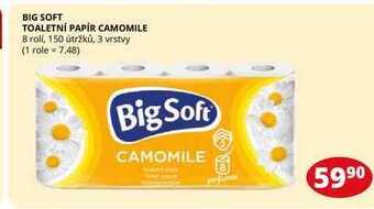 Flop Big soft toaletní papír camomile 8 rolí nabídka