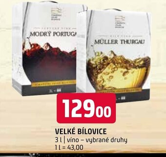 Terno VELKÉ BÍLOVICE 3 L nabídka