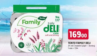 Terno TENTO FAMILY DELI 24 rolí toaletní papír - 3vrstvý nabídka