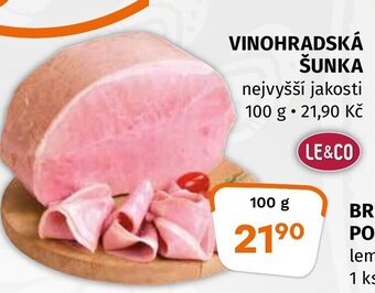 Terno VINOHRADSKÁ ŠUNKA nejvyšší jakosti 100 g nabídka