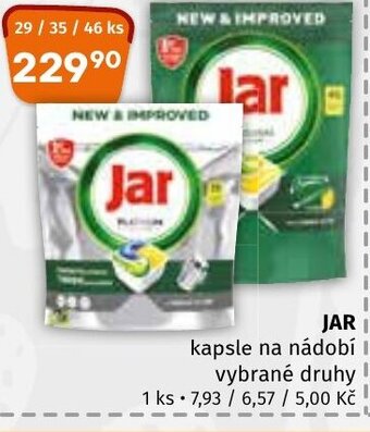 Terno JAR kapsle na nádobí vybrané druhy nabídka
