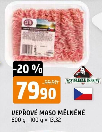 Terno VEPŘOVÉ MASO MĚLNĚNÉ 600 g nabídka