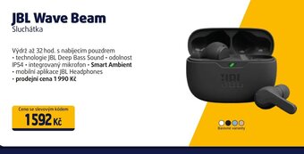 JBL Wave Beam Sluchátka