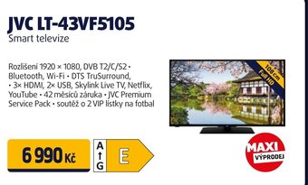 JVC LT-43VF5105 Smart televize