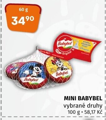 Coop MINI BABYBEL vybrané druhy nabídka