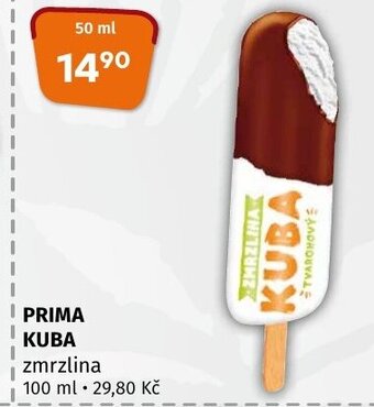 Coop PRIMA KUBA zmrzlina nabídka