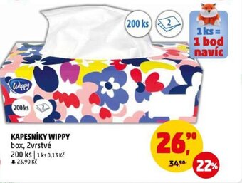Penny Market KAPESNÍKY WIPPY box, 2vrstvé nabídka