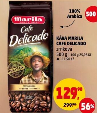 Penny Market KÁVA MARILA CAFE DELICADO zrnková nabídka