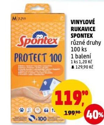 Penny Market VINYLOVÉ RUKAVICE SPONTEX nabídka
