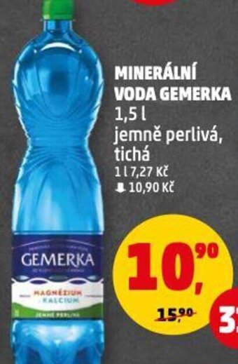 Penny Market MINERÁLNÍ VODA GEMERKA nabídka