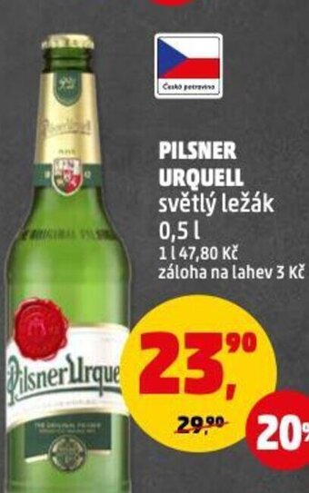 Penny Market PILSNER URQUELL světlý ležák nabídka