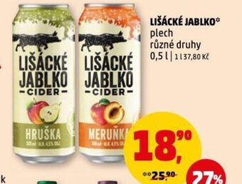 Penny Market LIŠÁCKÉ JABLKO* plech různé druhy nabídka