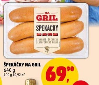 Penny Market ŠPEKÁČKY NA GRIL nabídka