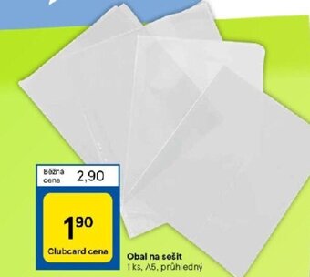 Tesco Obal na sešit nabídka