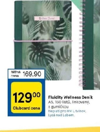 Tesco Fluidity Wellness Deník nabídka