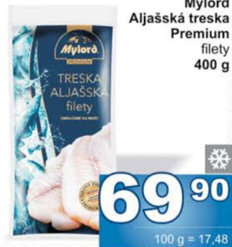 Jip Mylord: Aljašská treska: Premium filety: 400 g: nabídka