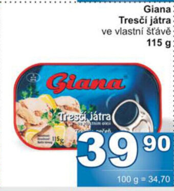 Jip Giana Tresci játra nabídka