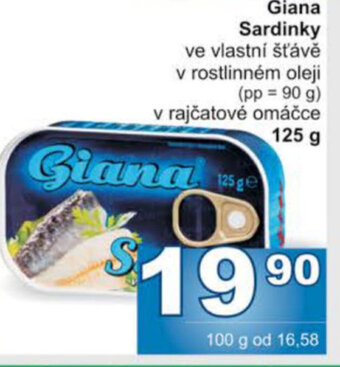 Jip Giana Sardinky nabídka