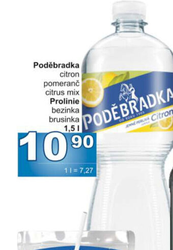 Jip Poděbradka citron pomeranč citrus mix Prolinie bezinka brusinka 1,51 nabídka
