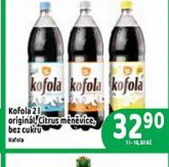 Brněnka Kofola 21 originál Citrus menevice, bez cukru nabídka