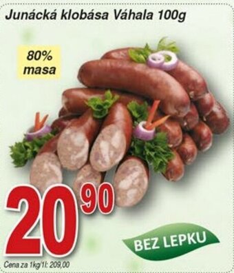 Hruška Junácká klobása Váhala 100g nabídka