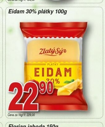 Hruška Eidam 30% plátky 100g nabídka