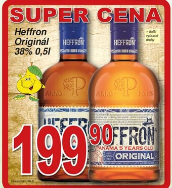 Hruška Heffron Originál HEFFRON 38% 0,51 nabídka