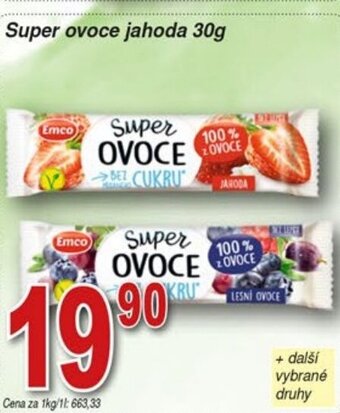 Hruška Super ovoce jahoda 30g nabídka