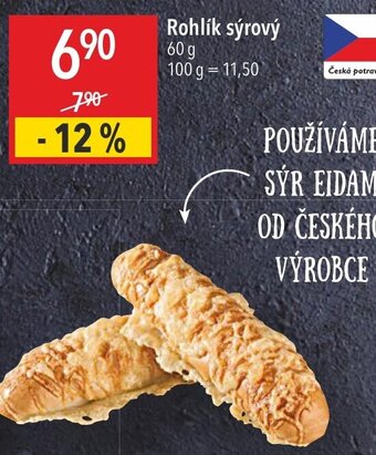 Globus Rohlík sýrový nabídka