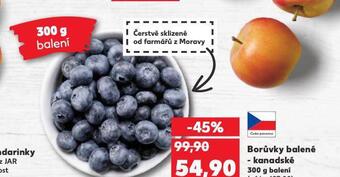 Kaufland Borůvky balené - kanadské nabídka