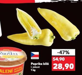 Kaufland Paprika bílá nabídka