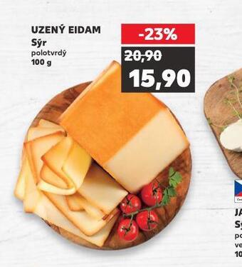 Kaufland Uzený eidam sýr polotvrdý nabídka
