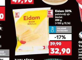 Kaufland Eidam 30% nabídka