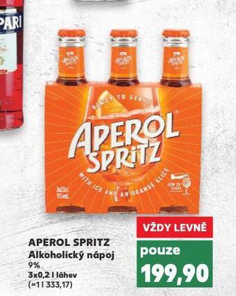 Kaufland Aperol spritz nabídka