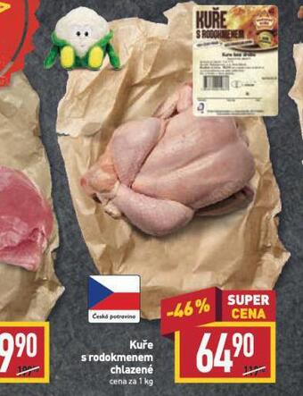 Billa Kuře s rodokmenem nabídka