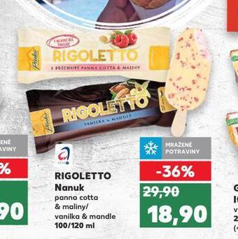 Kaufland Rigoletto nanuk nabídka