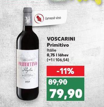 Kaufland Voscarini primitivo nabídka