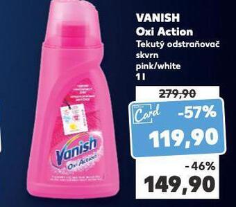 Kaufland Vanish oxi action tekutý odstraňovač skvrn nabídka