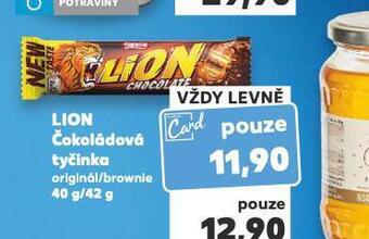 Kaufland Lion čokoládová tyčinka nabídka